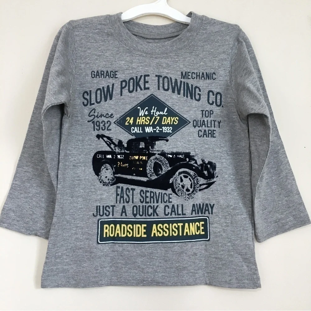 Zboyz Wear toddler boy long sleeve t-shirt & pull on jean 2-pcs sets